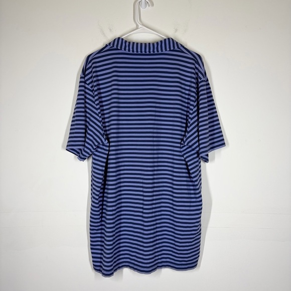 Peter Millar Grandfather Seaside Wash Stripe Polo Size Large - Picture 2 of 10